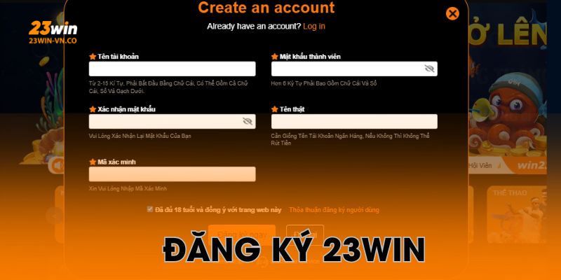 Quy Trình Đăng Ký 23Win Cực Đơn Giản, Miễn Phí Cho Tân Thủ 3 dang ky 23win 3